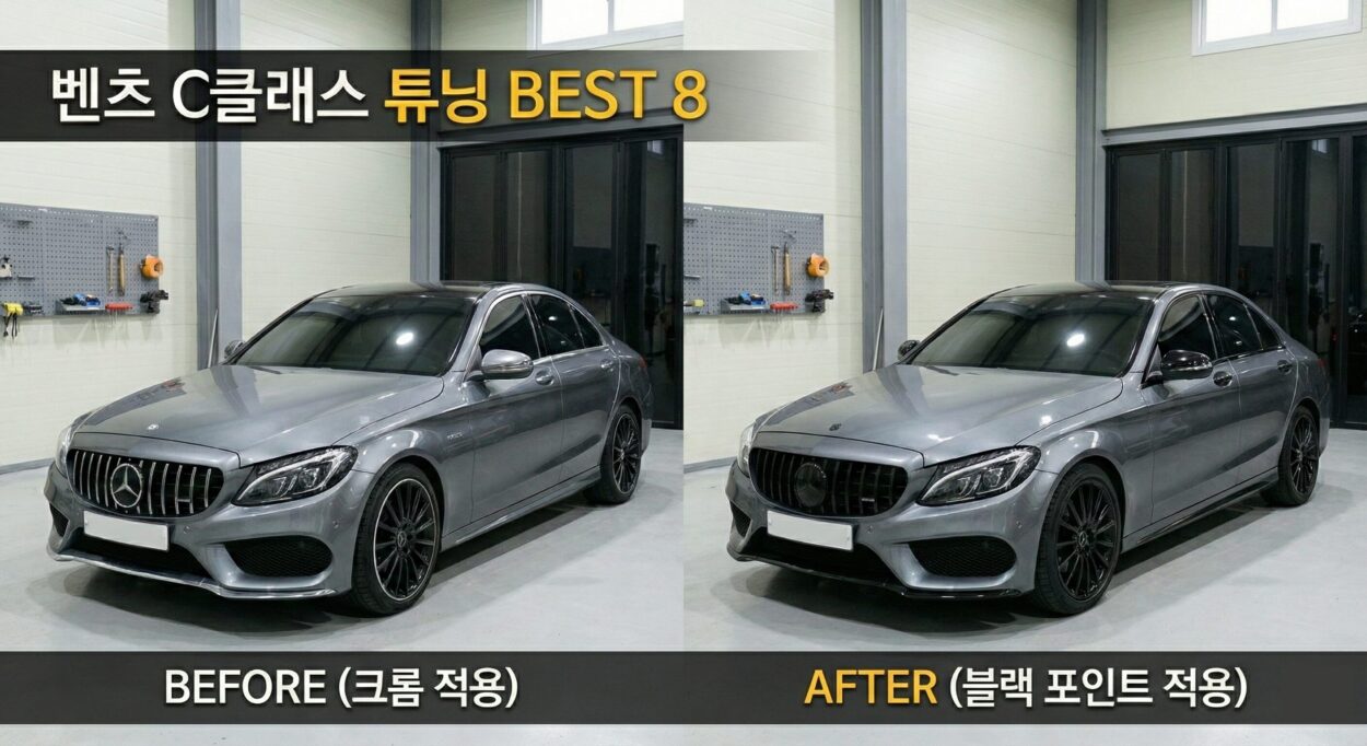 벤츠 C클래스 튜닝, 가장 인기 많은 벤츠튜닝 BEST 10, Part.2